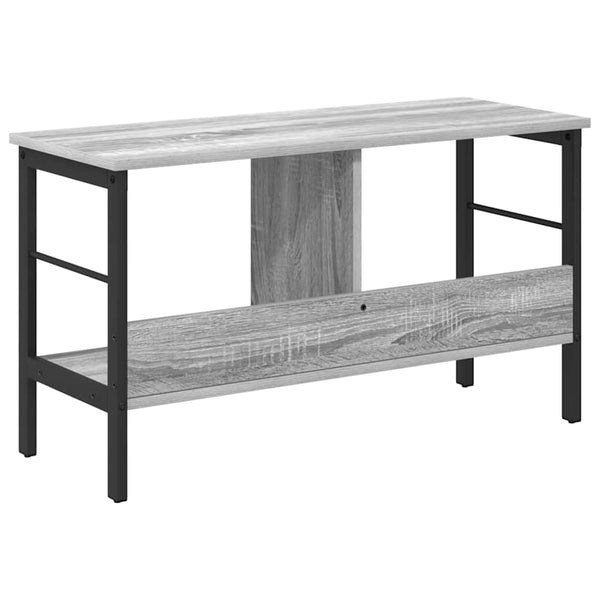 Graues Bücherregal Sonoma, 82 cm