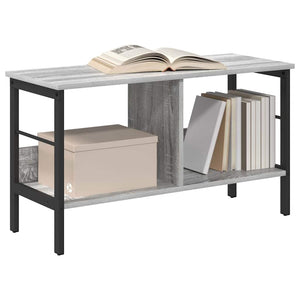 Graues Bücherregal Sonoma, 82 cm