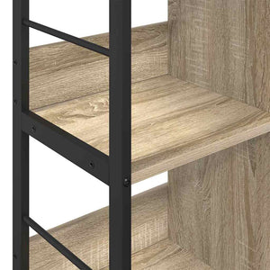 vidaXL Bibliothèque chêne sonoma 102 x 32 x 104,5 cm bois d'ingénierie