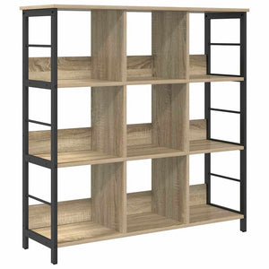 vidaXL Bibliothèque chêne sonoma 102 x 32 x 104,5 cm bois d'ingénierie
