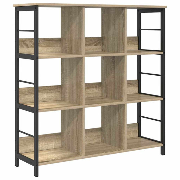 vidaXL Bibliothèque chêne sonoma 102 x 32 x 104,5 cm bois d'ingénierie
