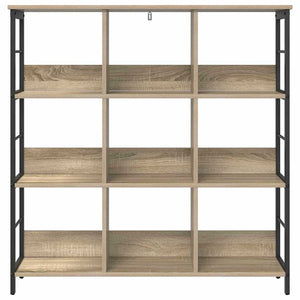 vidaXL Bibliothèque chêne sonoma 102 x 32 x 104,5 cm bois d'ingénierie
