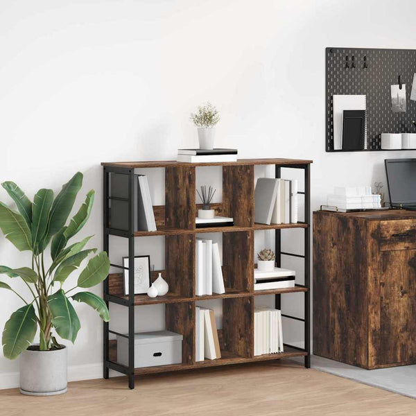 Bücherregal Geräucherte Eiche 102 cm