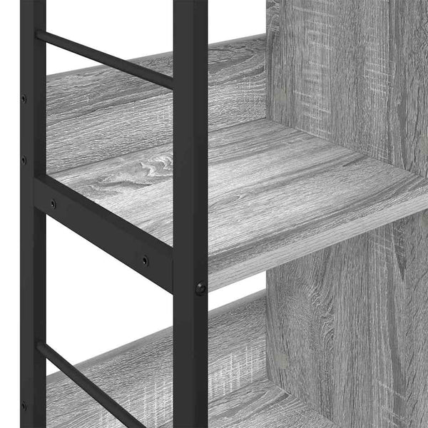 Graues Bücherregal Sonoma, 102 cm