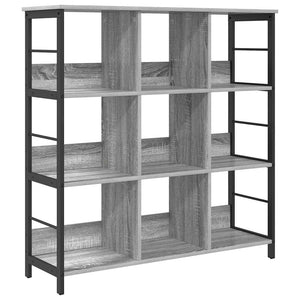 Graues Bücherregal Sonoma, 102 cm