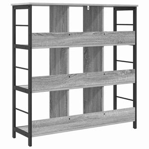 Graues Bücherregal Sonoma, 102 cm