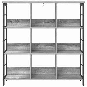 Graues Bücherregal Sonoma, 102 cm