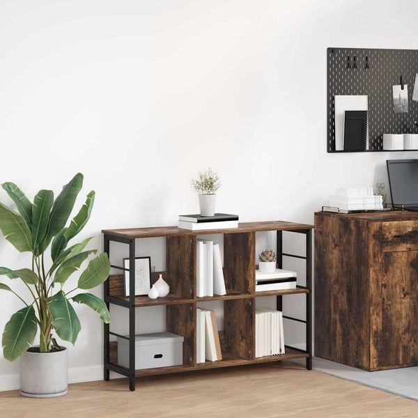 Bücherregal Geräucherte Eiche 102 cm