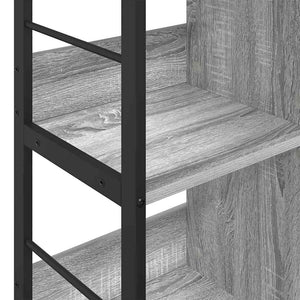 Bücherregal Grau Sonoma 102 cm