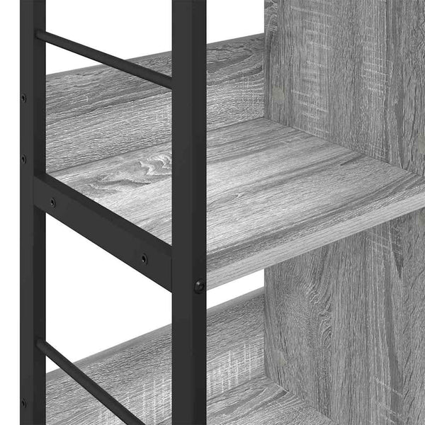 Bücherregal Grau Sonoma 102 cm