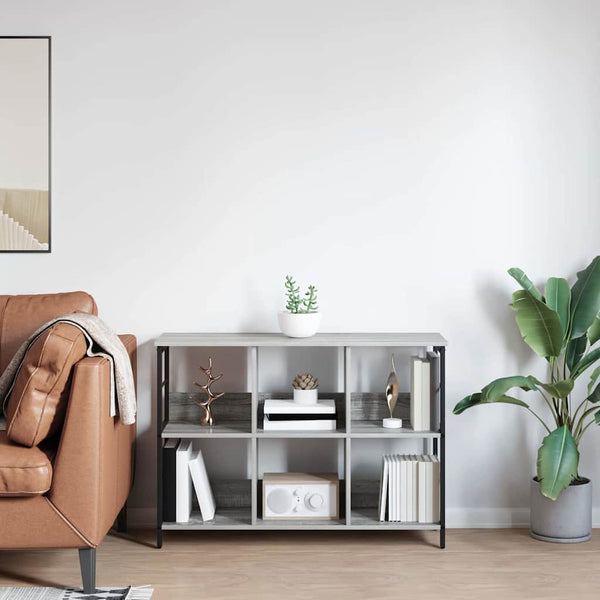 Bücherregal Grau Sonoma 102 cm
