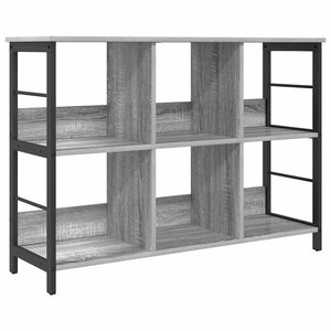 Bücherregal Grau Sonoma 102 cm