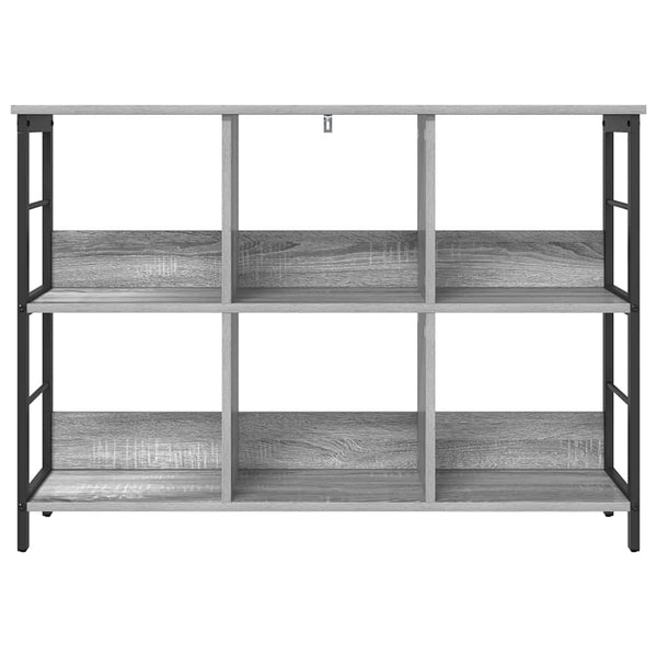 Bücherregal Grau Sonoma 102 cm