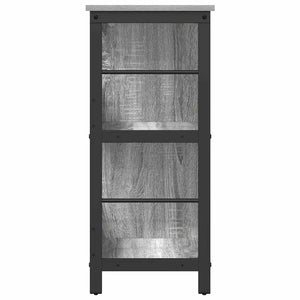 Bücherregal Grau Sonoma 102 cm