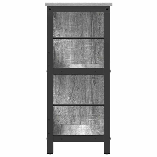 Bücherregal Grau Sonoma 102 cm