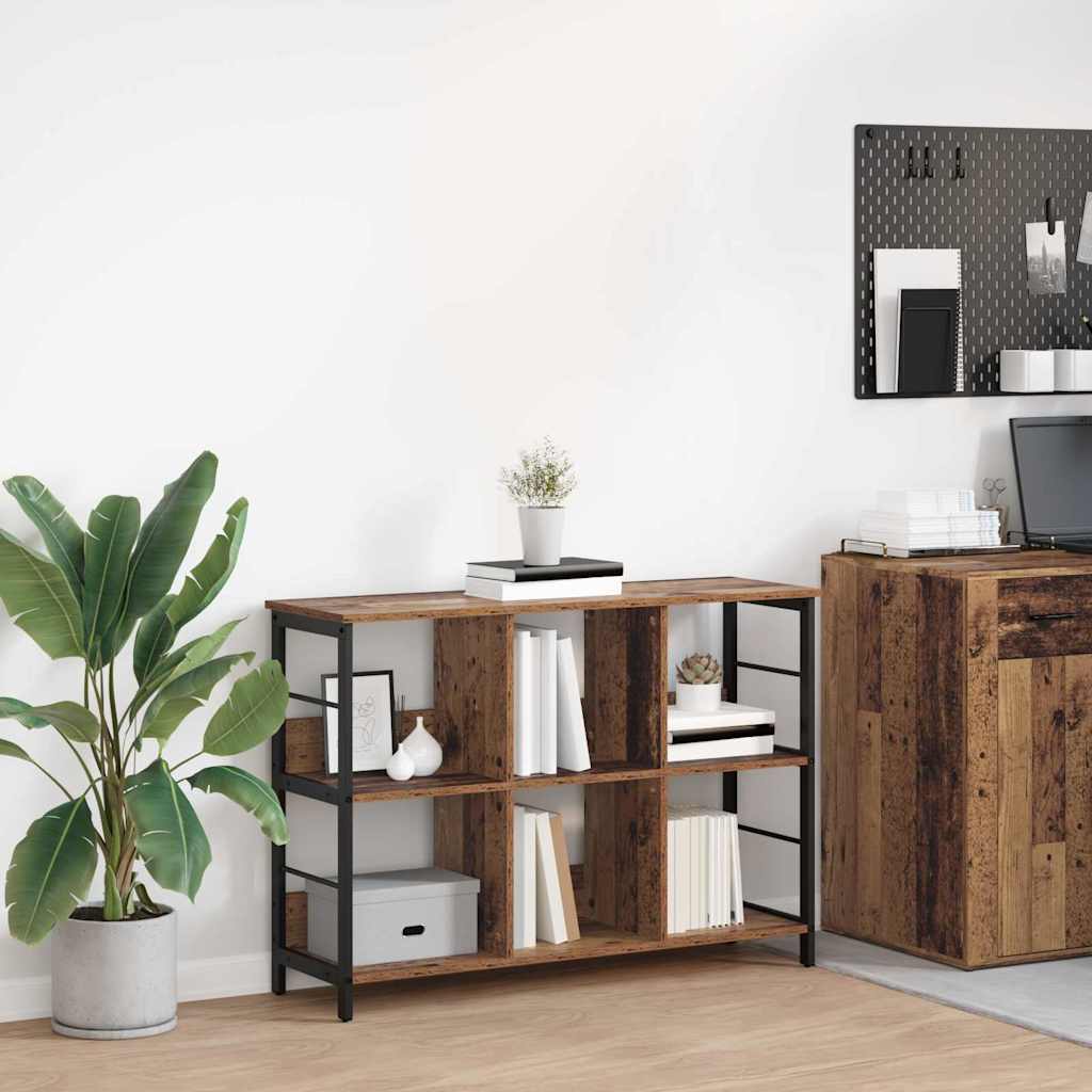 Bücherregal Altholz 102 cm