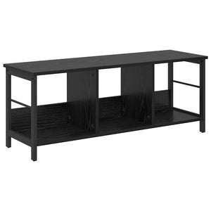 Bücherregal Schwarz Eichen-Optik