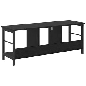 Bücherregal Schwarz Eichen-Optik