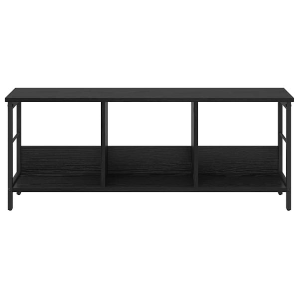 Bücherregal Schwarz Eichen-Optik