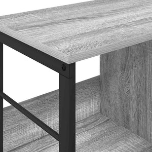 Bücherregal Grau Sonoma 102cm