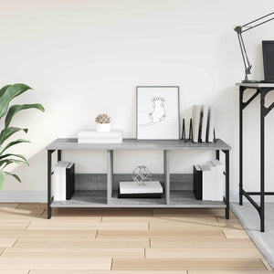 Bücherregal Grau Sonoma 102cm