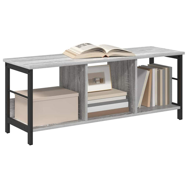 Bücherregal Grau Sonoma 102cm