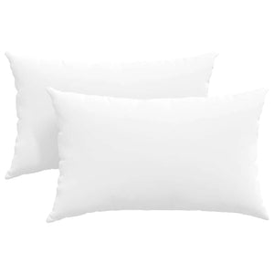 Sofakissen 2er-Set Weiß 50x30 cm