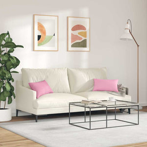 Sofakissen 2er Set Rosa 50x30 cm