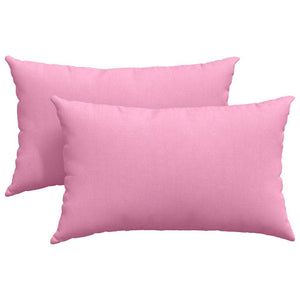 Sofakissen 2er Set Rosa 50x30 cm