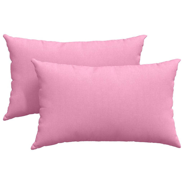 Sofakissen 2er Set Rosa 50x30 cm
