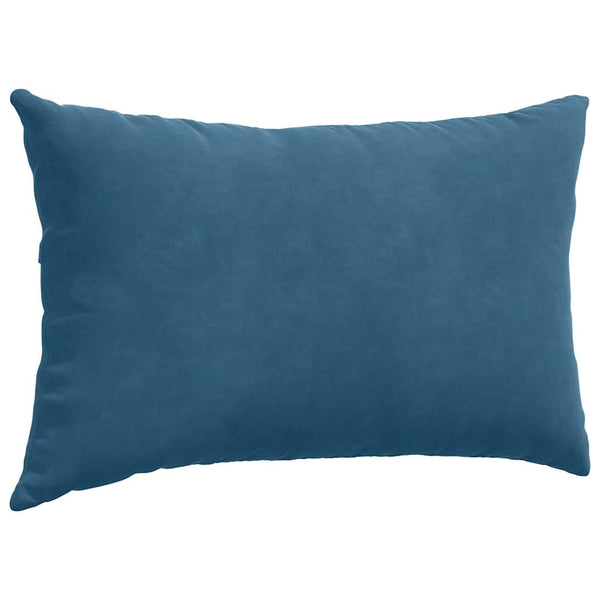 Sofakissen 2er Set Blau Cord 50x30cm