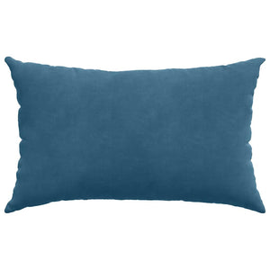 Sofakissen 2er Set Blau Cord 50x30cm