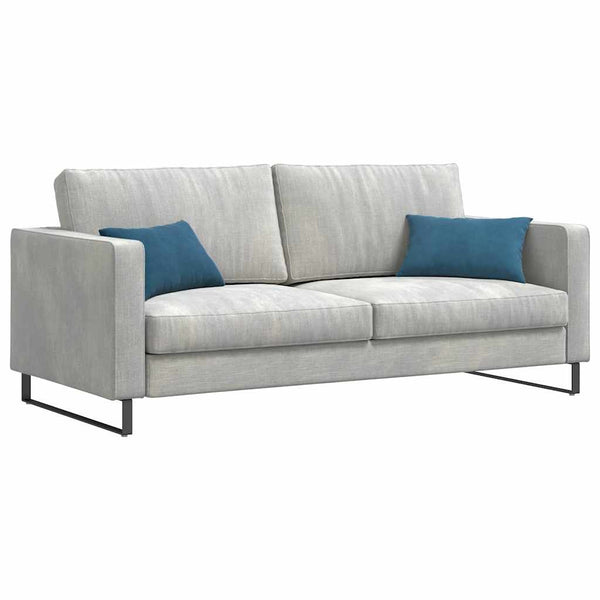 Sofakissen 2er Set Blau Cord 50x30cm