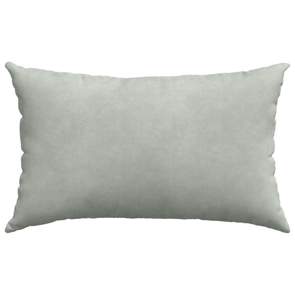 vidaXL Coussins de canapé 2 pcs Gris clair 50 x 30 cm Tissu côtelé