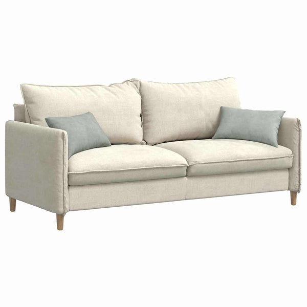 vidaXL Coussins de canapé 2 pcs Gris clair 50 x 30 cm Tissu côtelé
