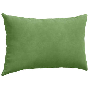 vidaXL Coussins de canapé 2 pcs Vert clair 50 x 30 cm Tissu côtelé