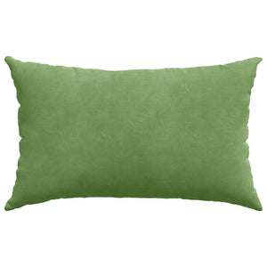 vidaXL Coussins de canapé 2 pcs Vert clair 50 x 30 cm Tissu côtelé