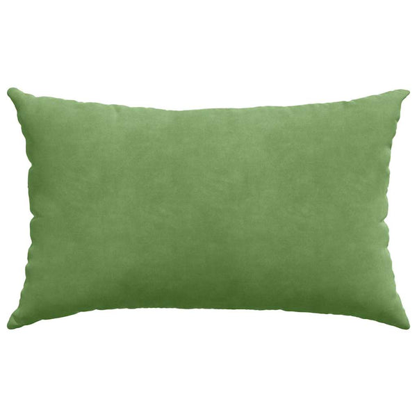 vidaXL Coussins de canapé 2 pcs Vert clair 50 x 30 cm Tissu côtelé