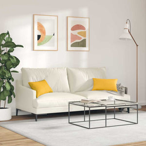 Sofakissen Gelb Cord 50x30cm 2er-Set