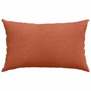 2er Set Sofakissen Cord Rot-Orange 50x30 cm
