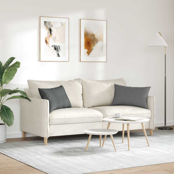 Sofakissen 2er Set Dunkelgrau 60x40 cm