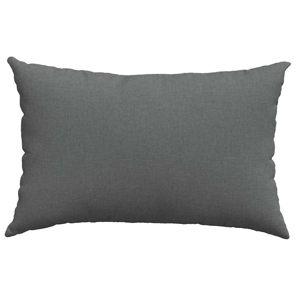 Sofakissen 2er Set Dunkelgrau 60x40 cm