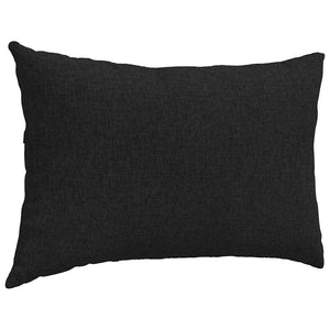 vidaXL Sofa Cushions 2 pcs Black 60 x 40 cm Fabric