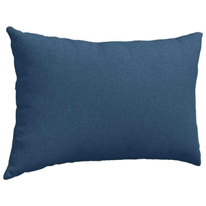 vidaXL Coussins de canapé 2 pcs Bleu 60 x 40 cm Tissu