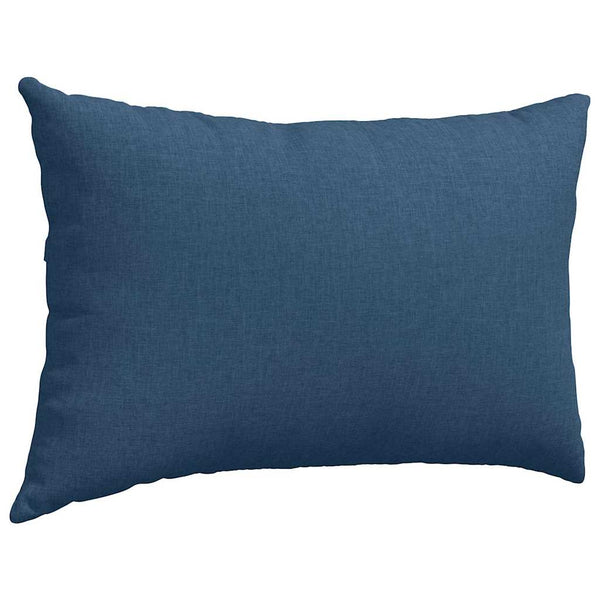 vidaXL Coussins de canapé 2 pcs Bleu 60 x 40 cm Tissu