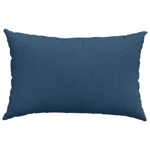 vidaXL Coussins de canapé 2 pcs Bleu 60 x 40 cm Tissu