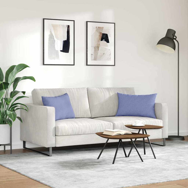 Jeans Sofakissen 2er-Set Blau 60x40cm