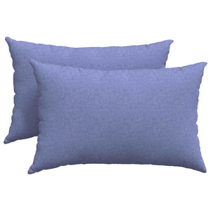 Jeans Sofakissen 2er-Set Blau 60x40cm
