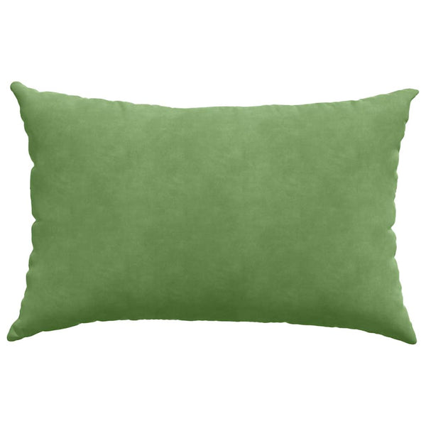 Hellgrüne Cord Sofakissen 60x40cm, 2er-Set