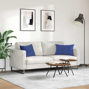 Sofakissen 2er Set Polizeiblau Cord 60x40